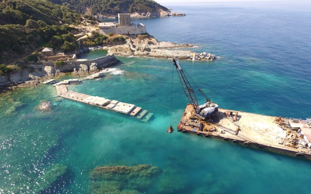 Προβλήτα του Λιμανιού της Ιεράς Μονής Μεγίστης Λαύρας